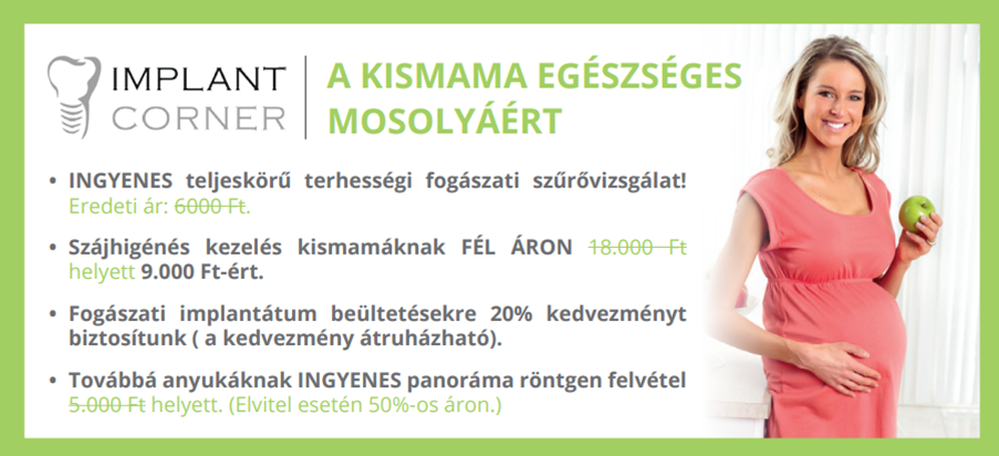 Kismama fogászat – terhes fogászat – illusztráció